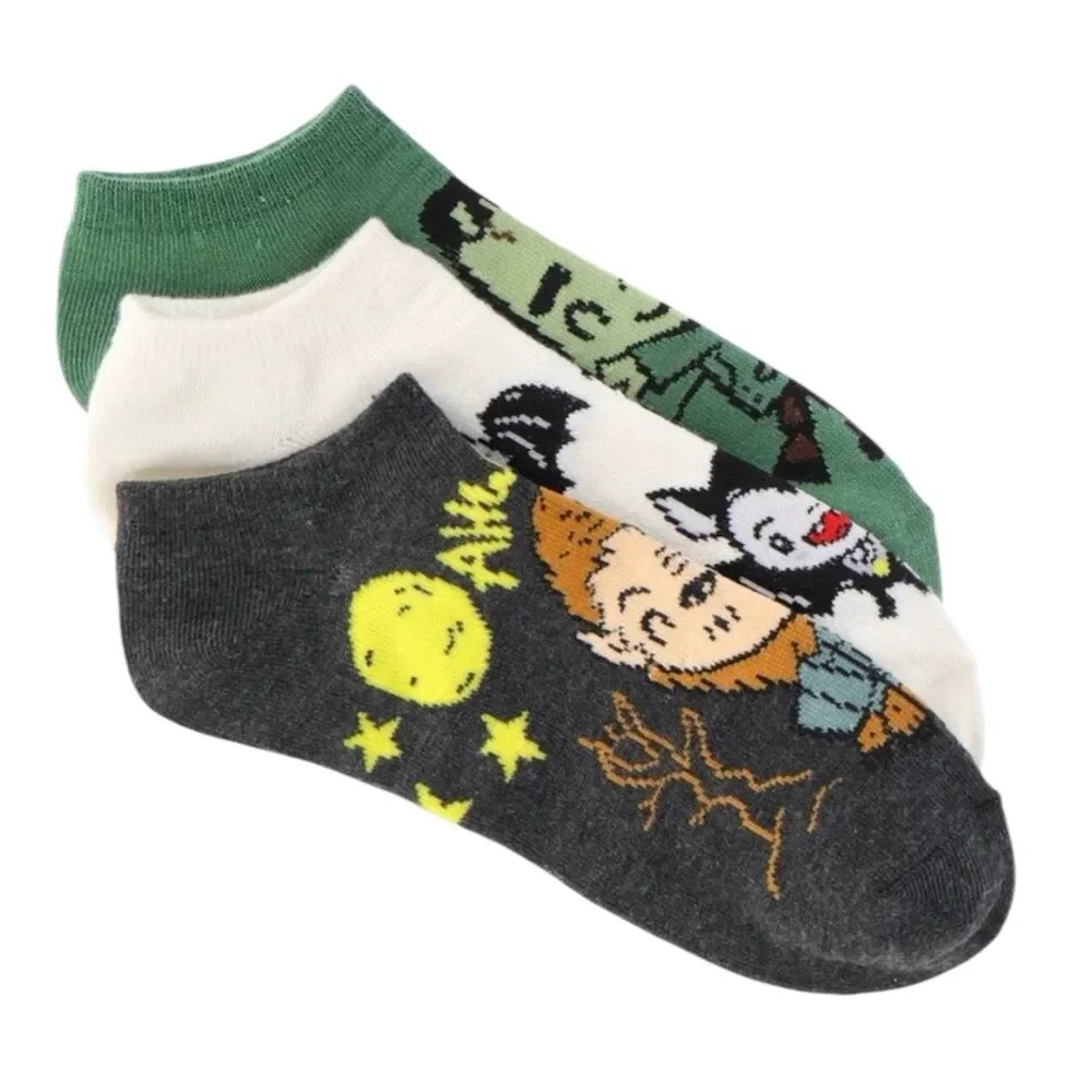 3x Universal Monsters 6x No Show and 1x Slip On Liner Socks Women Size 4-10